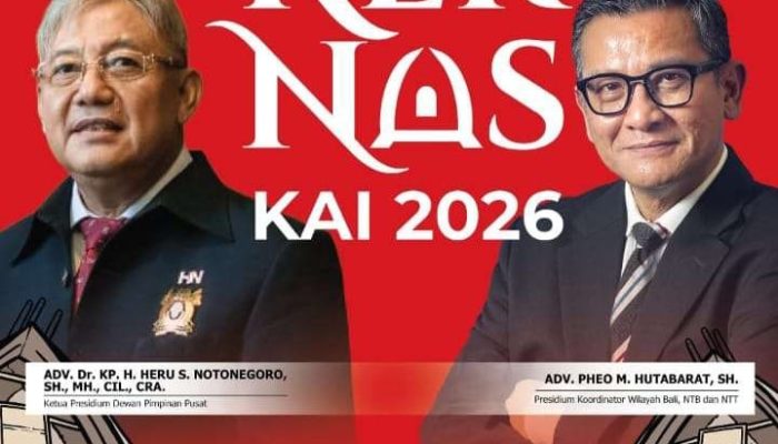 Heru Notonegoro: Rakernas KAI 2026 Jadi Forum Mencari Solusi Implementasi KUHAP Baru