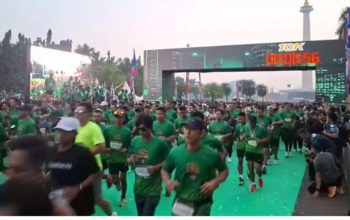 Ribuan Pelari dan Pameran Alutsista Meriahkan HUT ke-65 Kostrad di Monas Jakarta