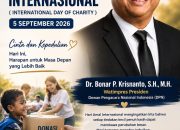 Hari Amal Internasional 2026, Dr. Bonar Tekankan Pentingnya Kepedulian Sosial