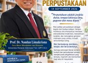 Prof. Nandan Limakrisna Ajak Masyarakat Jadikan Perpustakaan Pusat Belajar dan Inovasi