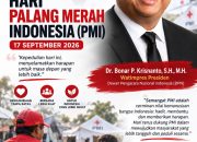 Hari PMI 2026, Dr. Bonar Ajak Masyarakat Dukung Gerakan Donor Darah