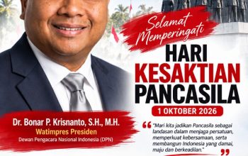 Dr. Bonar P. Krisnanto: Pancasila Harus Jadi Landasan Menjaga Persatuan Bangsa